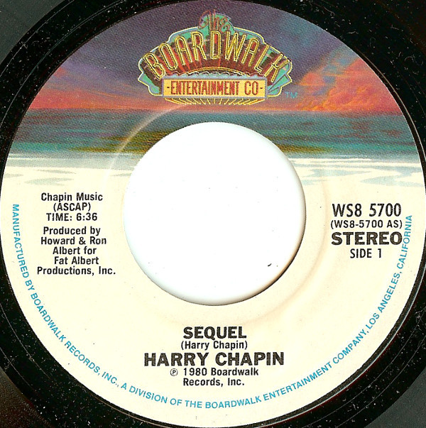 Harry Chapin - Sequel  I Finally Found It Sandy