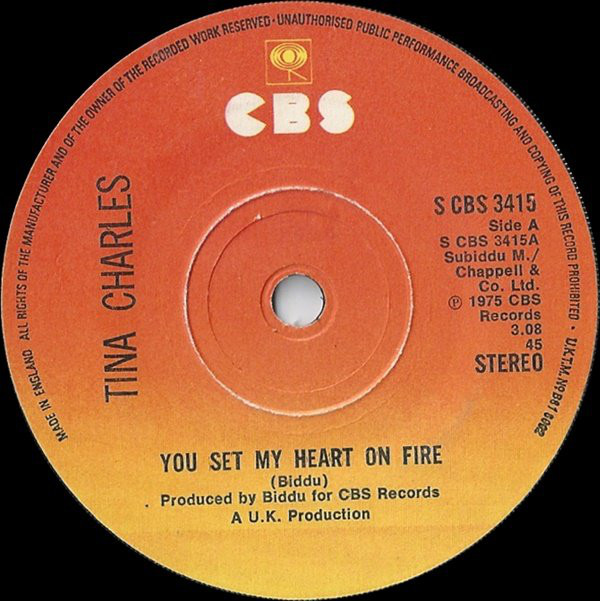 Tina Charles - You Set My Heart On Fire