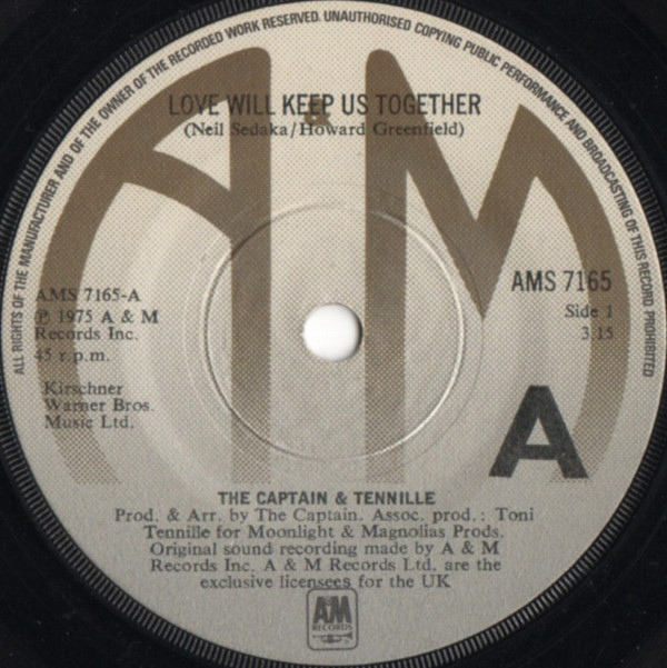 The Captain & Tennille - Love Will Keep Us Together