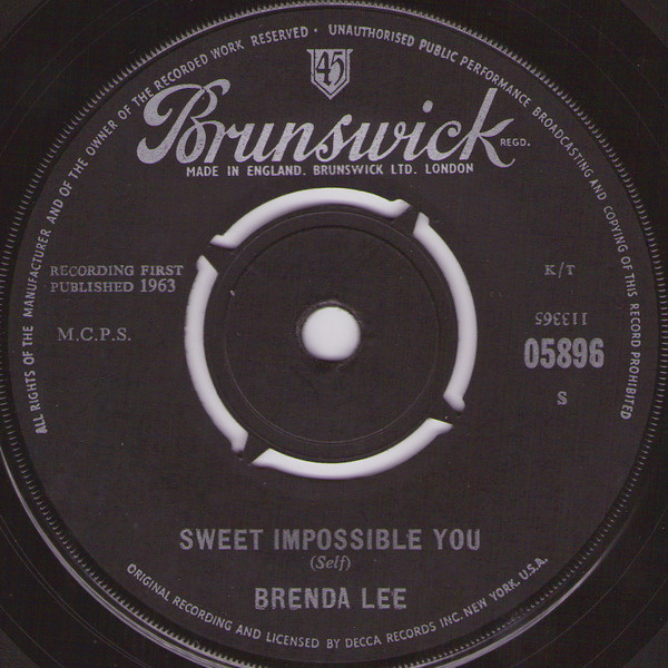 Brenda Lee - Sweet Impossible You