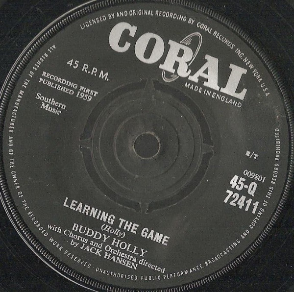 Buddy Holly - Learning The Game