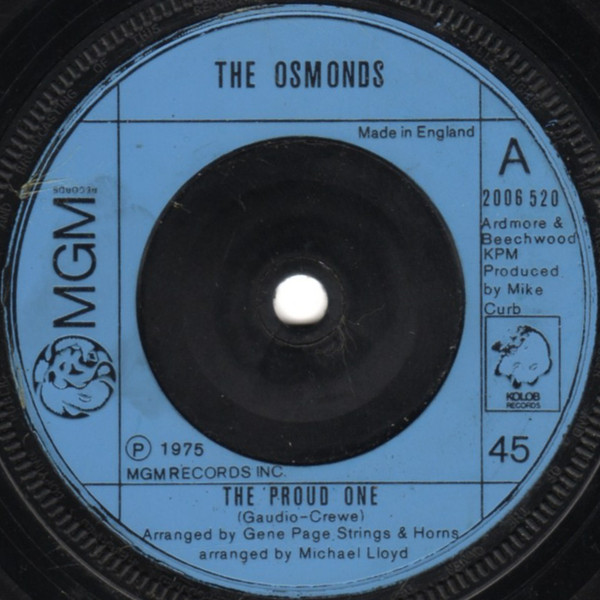 The Osmonds - The Proud One