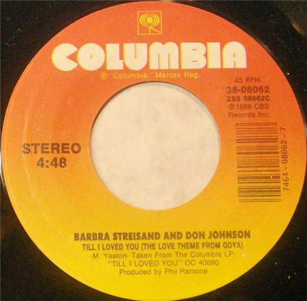 Barbra Streisand And Don Johnson -  Till I Loved You