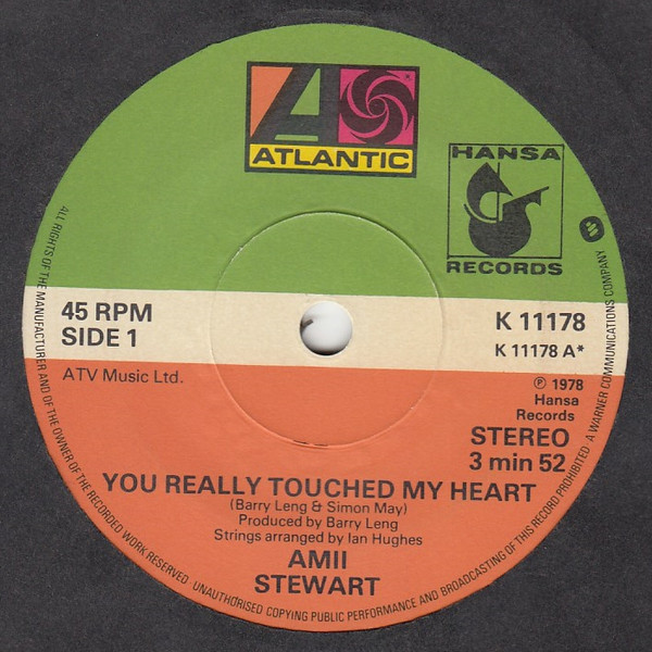 Amii Stewart - You Really Touched My Heart