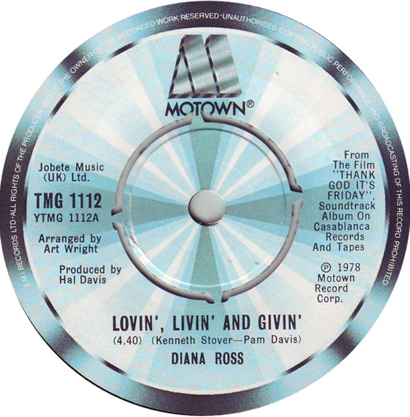 Diana Ross - Lovin Livin And Givin