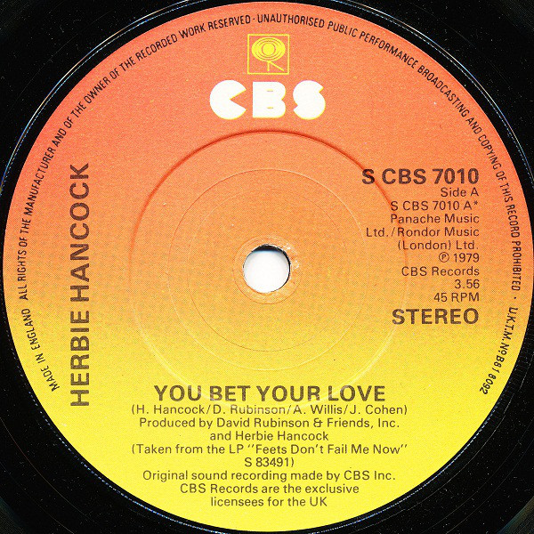 Herbie Hancock - You Bet Your Love