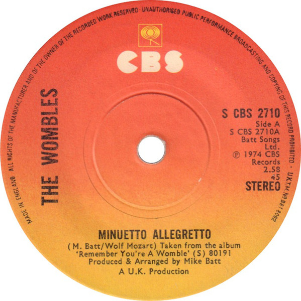 The Wombles - Minuetto Allegretto