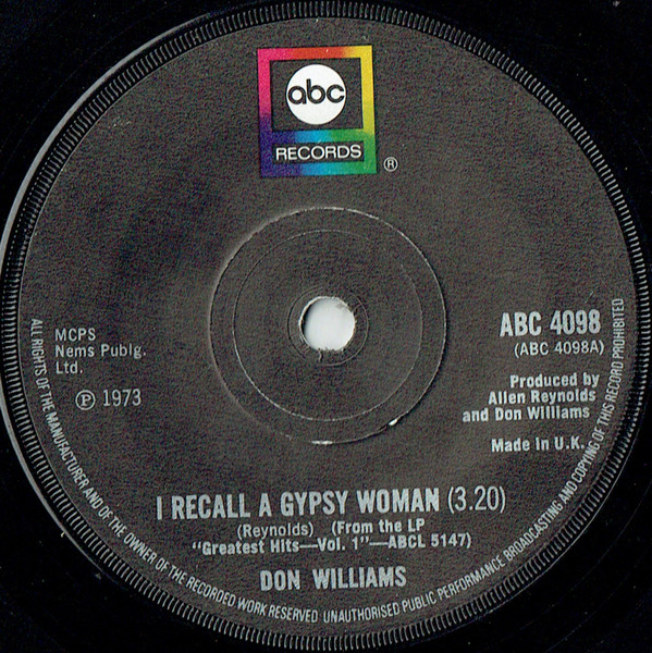 Don Williams - I Recall A Gypsy Woman
