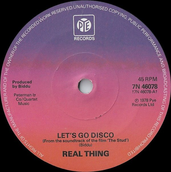 Real Thing - Lets Go Disco
