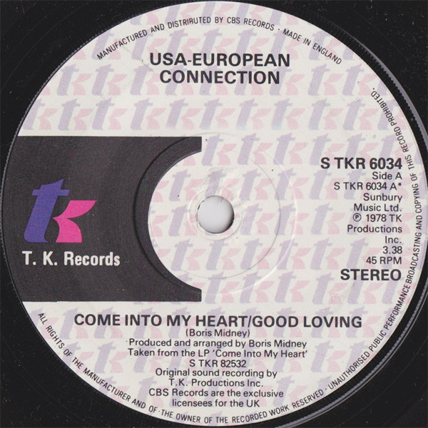 USAEuropean Connection - Come Into My Heart  Good Loving