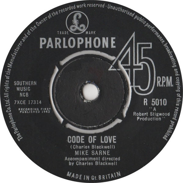 Mike Sarne - Code Of Love