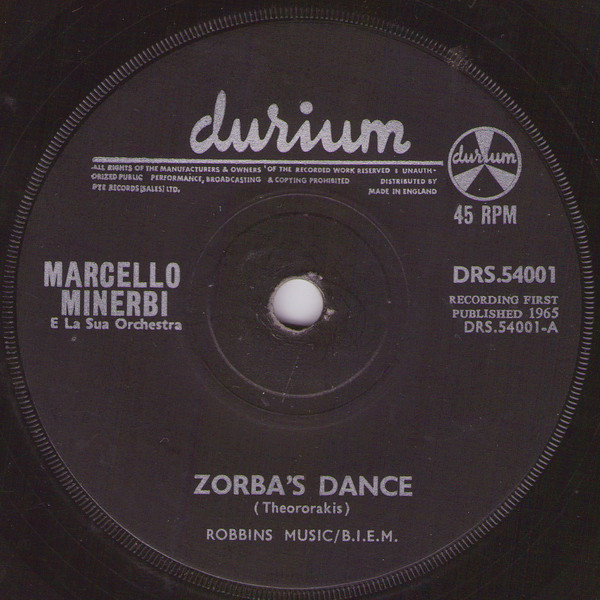 Marcello Minerbi E La Sua Orchestra - Zorbas Dance