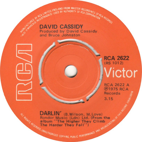 David Cassidy - Darlin