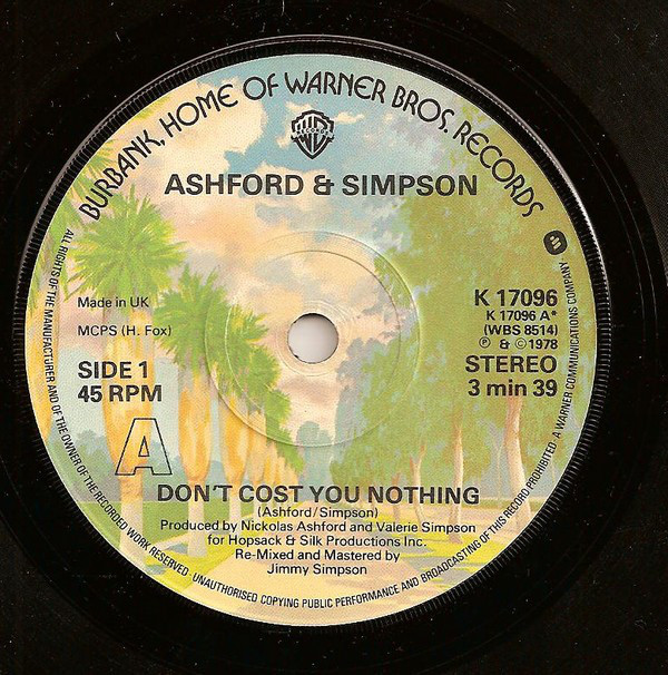 Ashford  Simpson - Dont Cost You Nothing