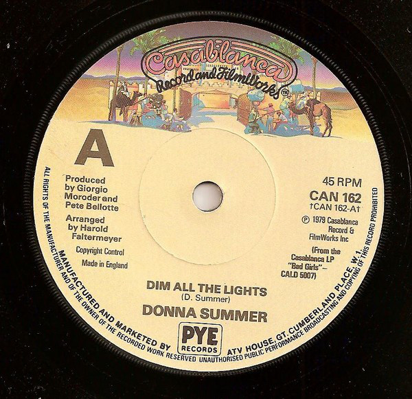 Donna Summer - Dim All The Lights
