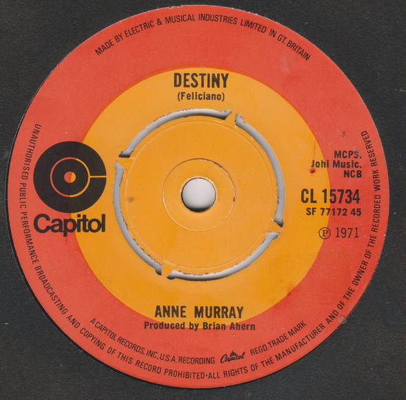 Anne Murray - Destiny  Let Me Be The One