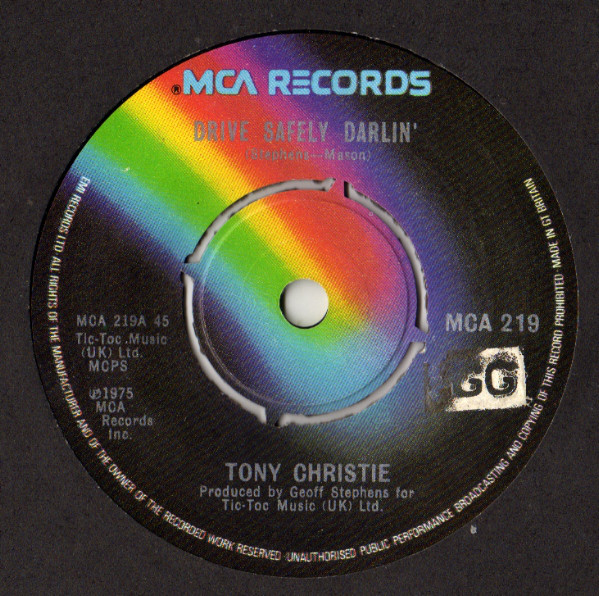 Tony Christie - Drive Safely Darlin