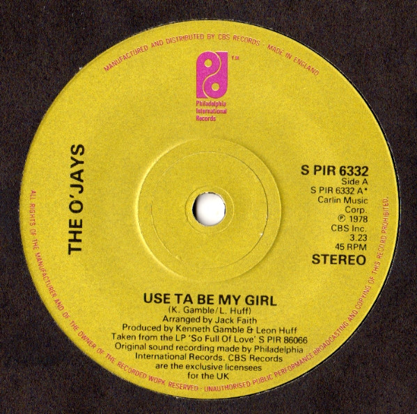 The OJays - Use Ta Be My Girl