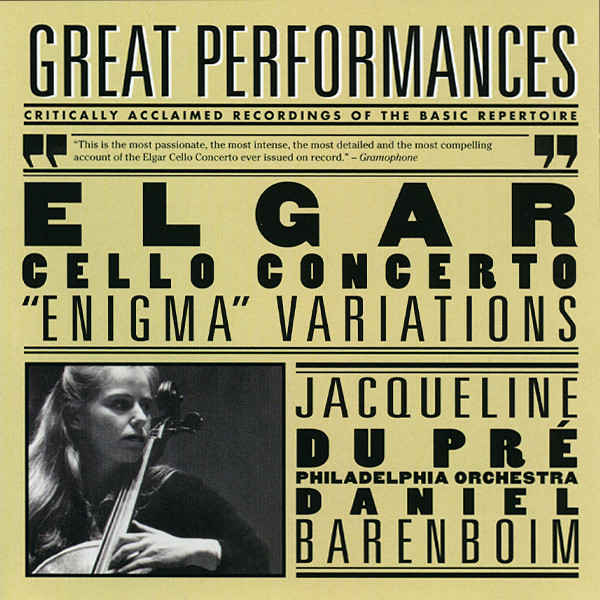 Edward Elgar Daniel Barenboim Jacqueline du Pr - Cello Concerto  Enigma