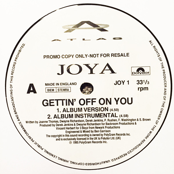 Joya - Gettin Off On You