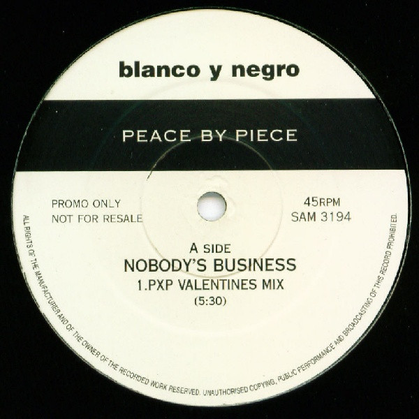 Peace By Piece - Nobodys Business