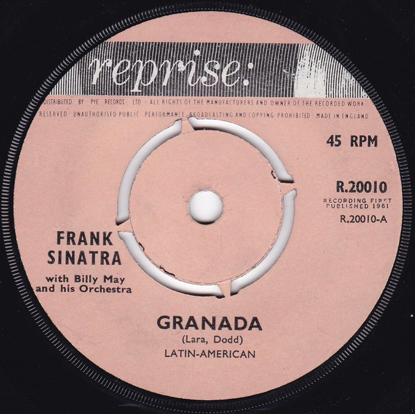 Frank Sinatra With Billy May And His Orchestra - Granada