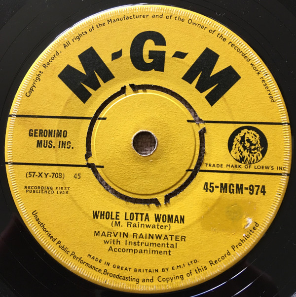 Marvin Rainwater - Whole Lotta Woman