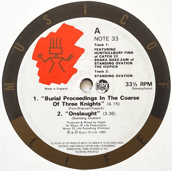 The 3 Knights  Standing Ovation - Burial Proceedings In The Coarse Of 3 Knights