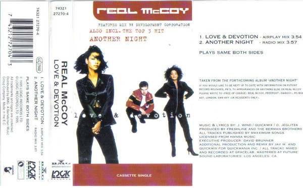 Real McCoy - Love  Devotion