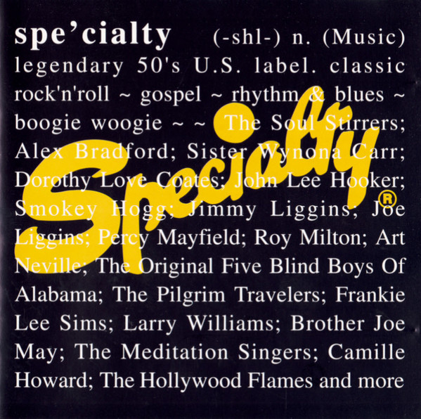 Various - Its Spelt SpecialtySampler Of Specialty Specials