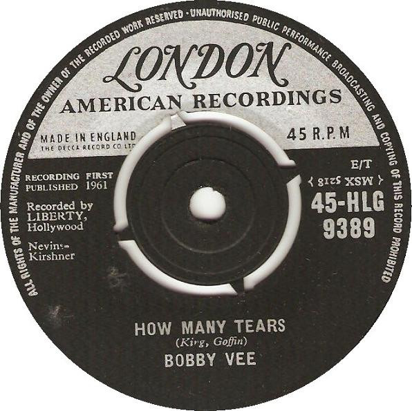 Bobby Vee - How Many Tears  Baby Face