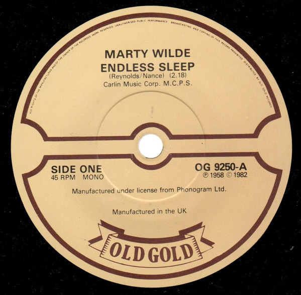 Marty Wilde - Endless Sleep  Donna