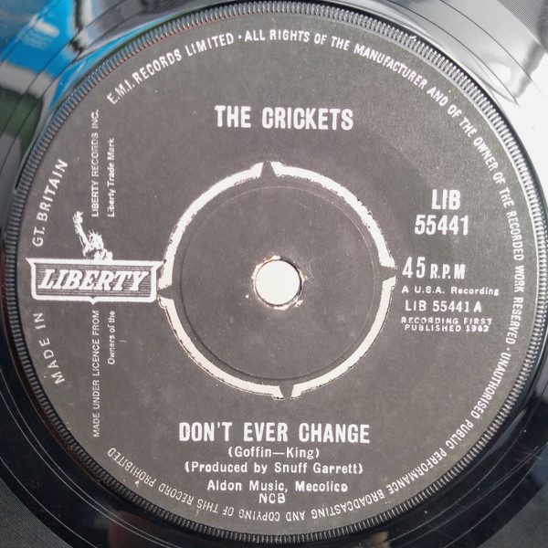 The Crickets - Dont Ever Change