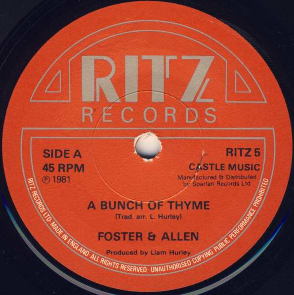 Foster  Allen - A Bunch Of Thyme