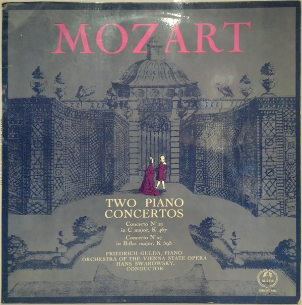 Mozart Friedrich Gulda -  Two Piano Concertos Concerto N 21  N 27