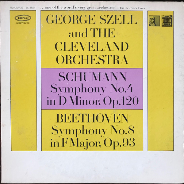 George Szell   Schumann  Beethoven - Symphony No4  Symphony No8