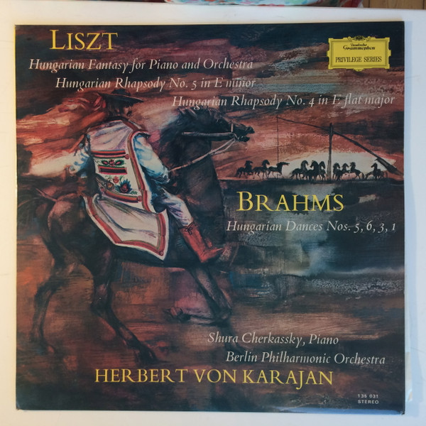 Liszt  Brahms  Herbert Von Karajan - Hungarian Fantasy For Piano And Orchestra