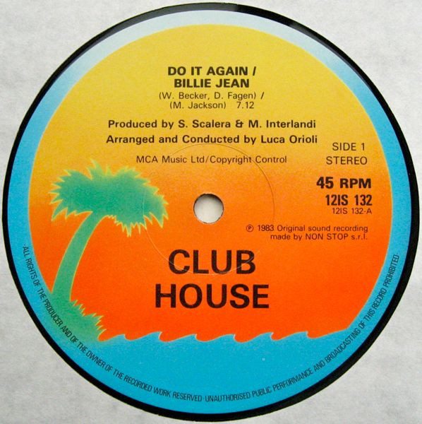 Club House - Do It Again  Billie Jean
