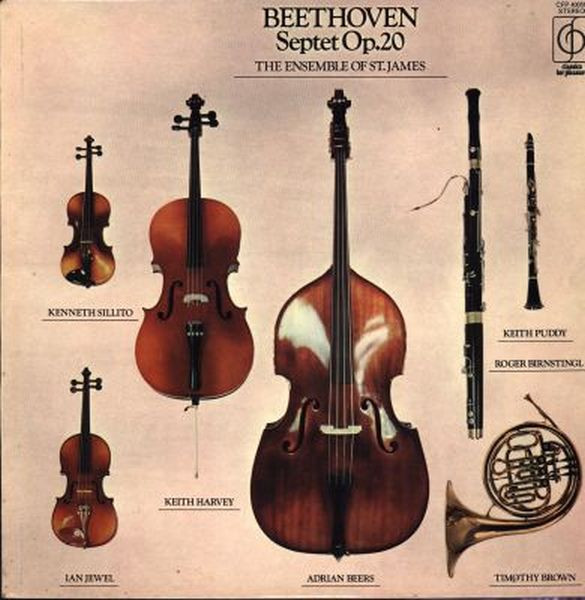 The Ensemble Of St James  Beethoven - Septet In Eb Major Op20