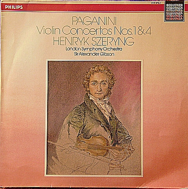 Paganini Henryk Szeryng LSO Alexander Gibson - Violin Concertos Nos 1  4