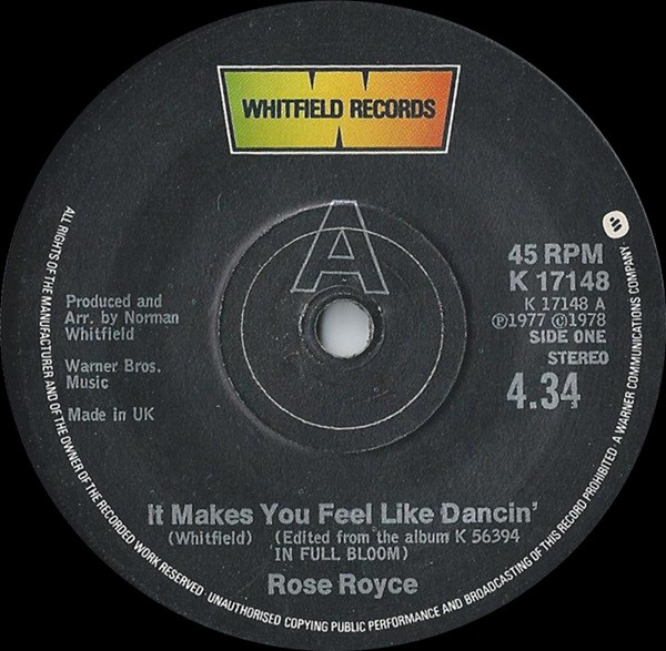 Rose Royce - It Makes You Feel Like Dancin