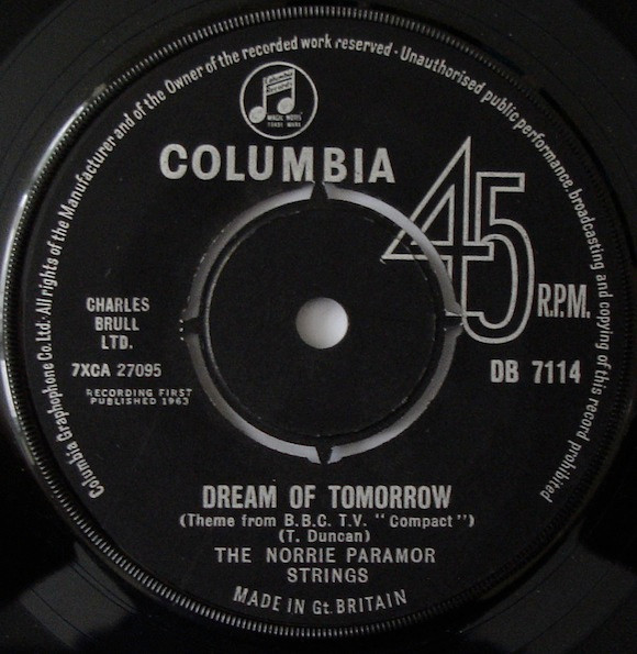 The Norrie Paramor Strings - Dream Of Tomorrow