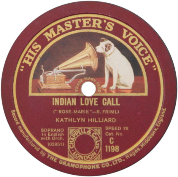 Kathlyn Hilliard  Sydney Coltham -  Indian Love Call  RoseMarie
