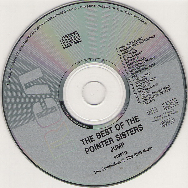 The Pointer Sisters - The Best Of The Pointer Sisters Jump
