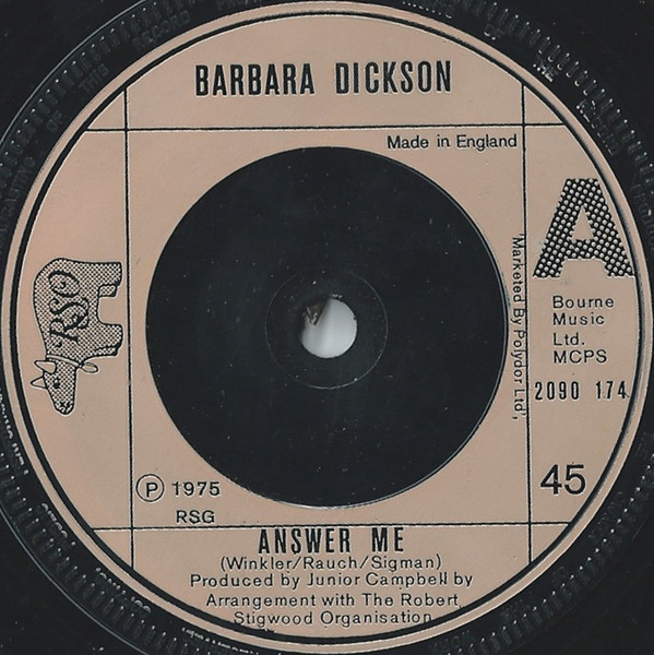 Barbara Dickson -  Answer Me
