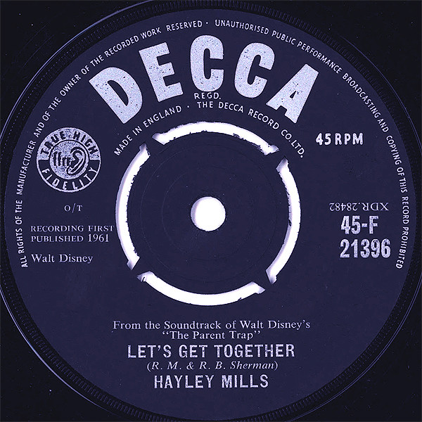 Hayley Mills - Lets Get Together