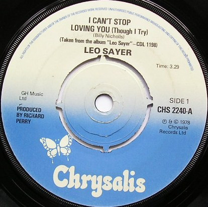 Leo Sayer - I Cant Stop Loving You Though I Try