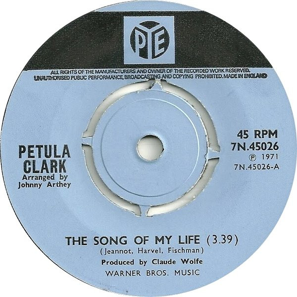 Petula Clark - The Song Of My Life