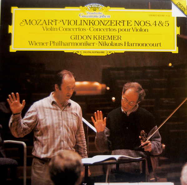 Mozart  Gidon Kremer  Wiener Phil NHarnoncourt - Violinkonzerte Nos 4  5