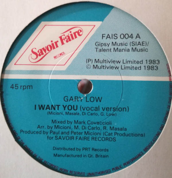 Gary Low - I Want You